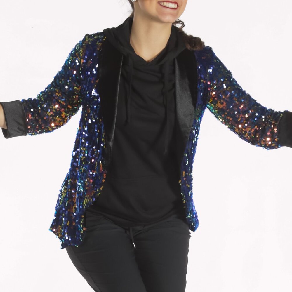 Weissman AM Multicolored Sequin Jacket (only)